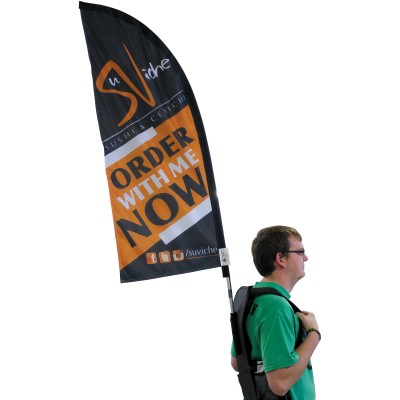 Backpack Flags - Outdoor & Indoor Advertising Banner Flags