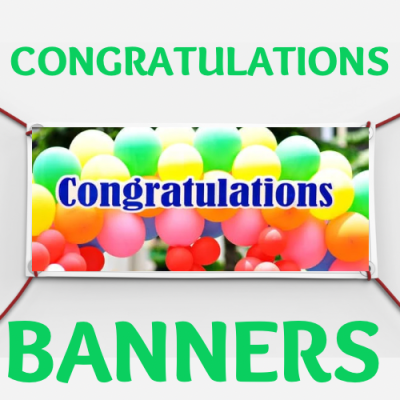 Congratulations Banners