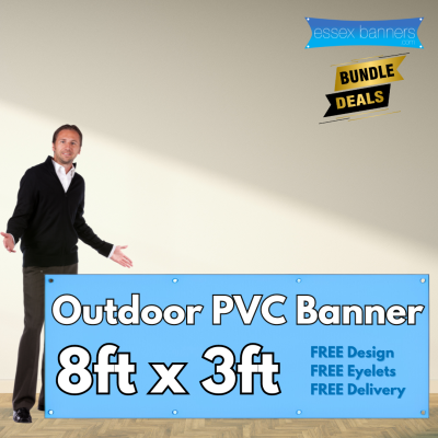 8ft x 3ft PVC Banner Bulk Buy Offers