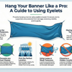 How to hang a outdoor banner