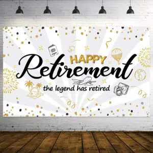 retirement celebration banner