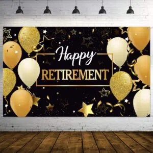 indoor retirement banner