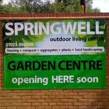 garden centre sign