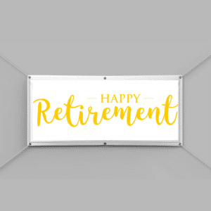 retirement banner