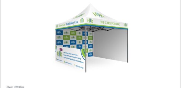Printed designed outdoor gazebo