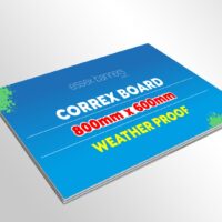 Custom size correx boards