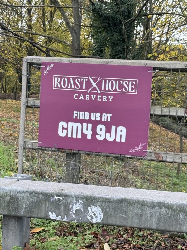 Correx sign board printed