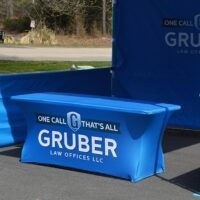 Printed tablecloth stretch