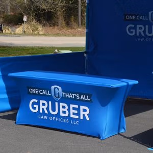 Printed tablecloth stretch