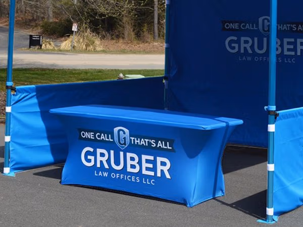 Printed tablecloth stretch