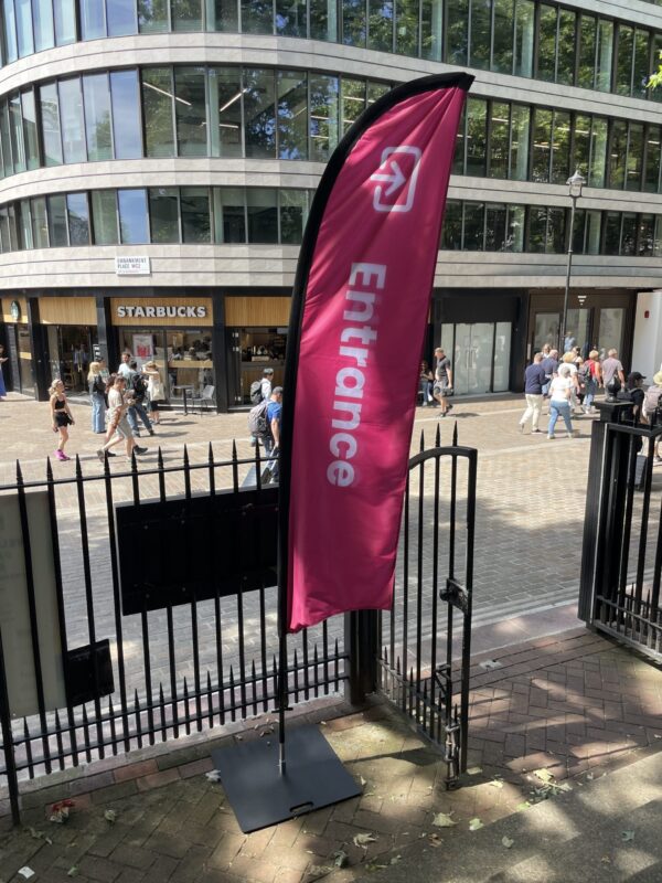 Feather flag printing