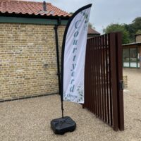 Feather flag printing