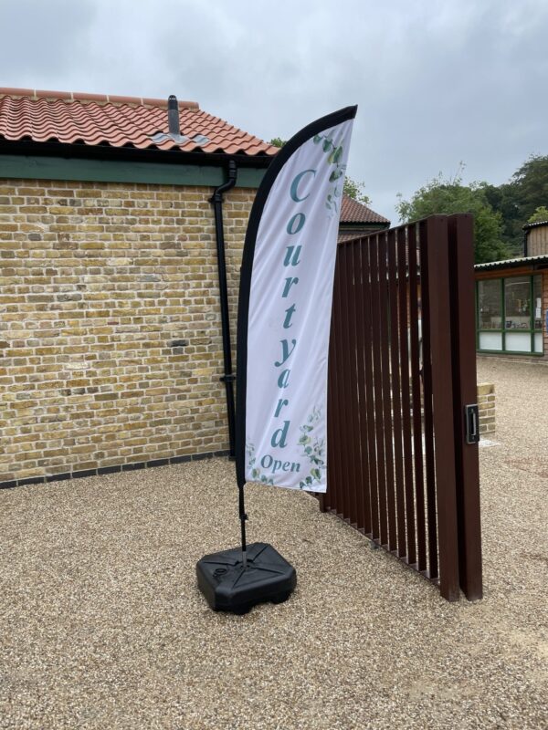 Feather flag printing
