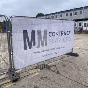 Heras fence banners