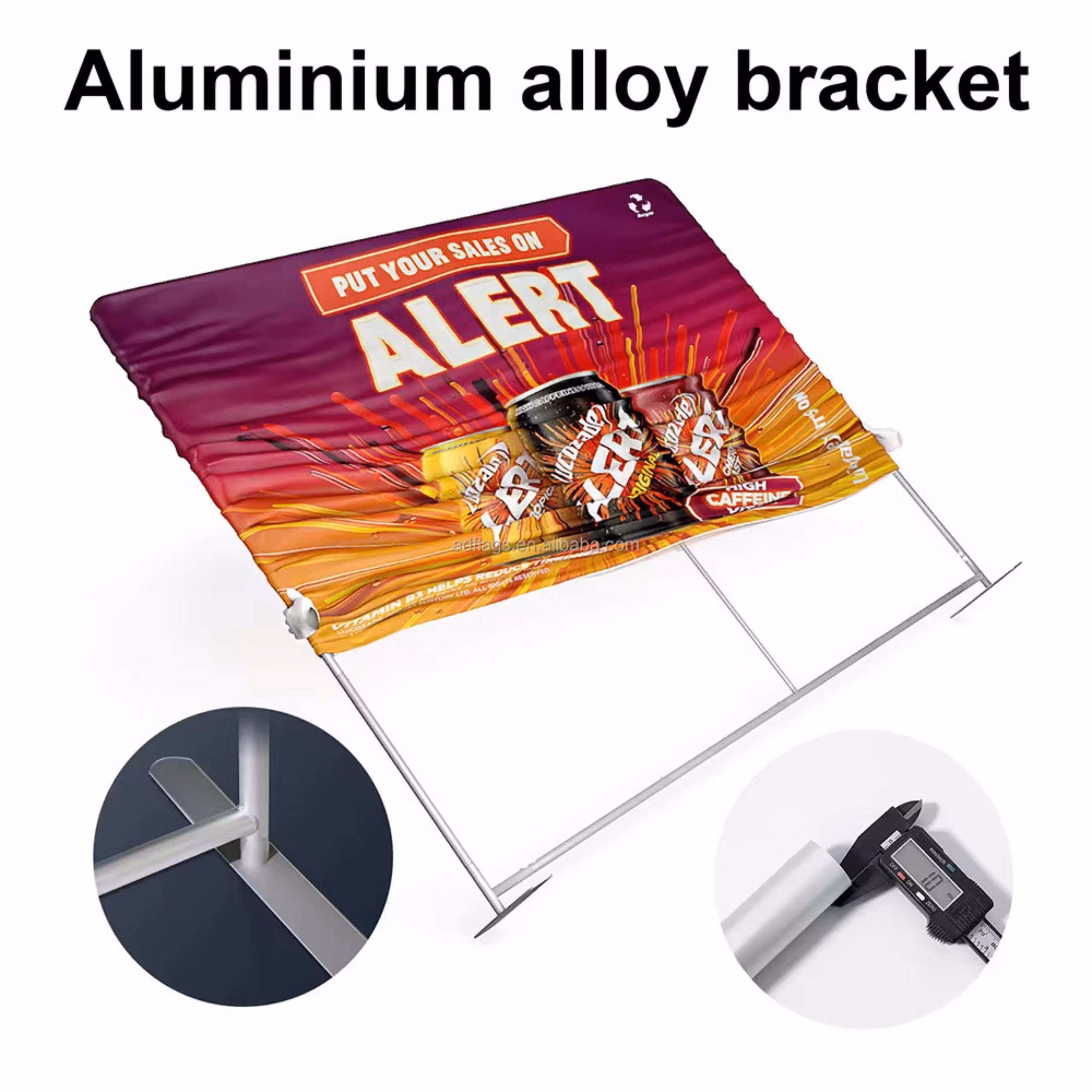 Stretch fabric wall backdrop