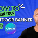 How do you design your banner using canva