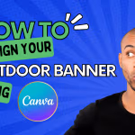 How do you design your banner using canva