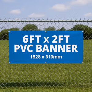6ft x 2ft pvc banner printing