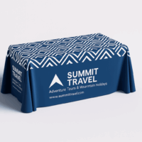Printed custom tablecloths
