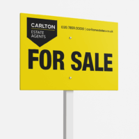 Estate agent board printing