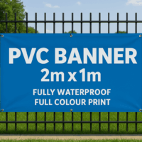 2m x 1m pvc banner printing