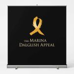 Wide roller banners. Up to 2m wide