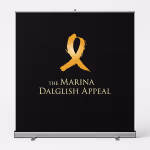 Wide roller banners. Up to 2m wide
