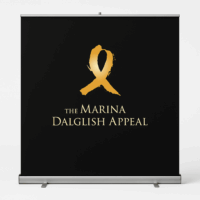 Wide roller banners. Up to 2m wide