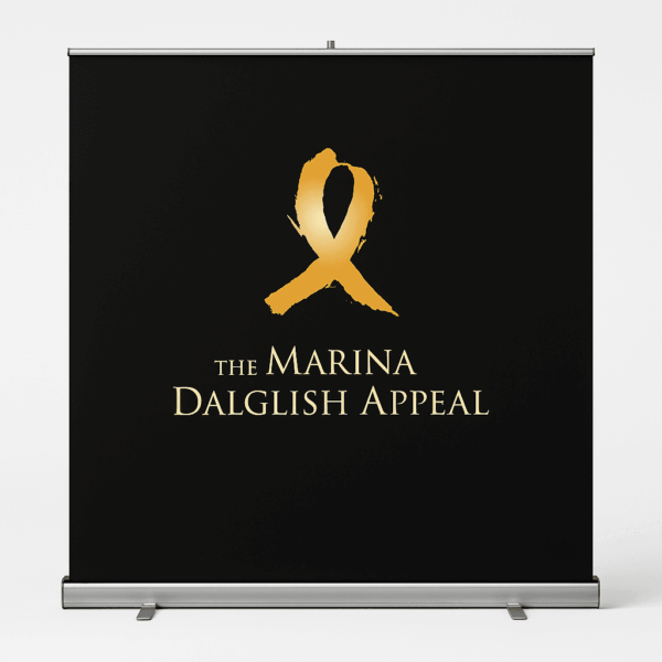 Wide roller banners. Up to 2m wide