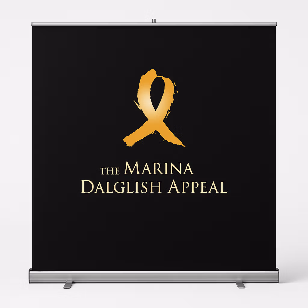 Wide roller banners Wide roller banners. Up to 2m wide