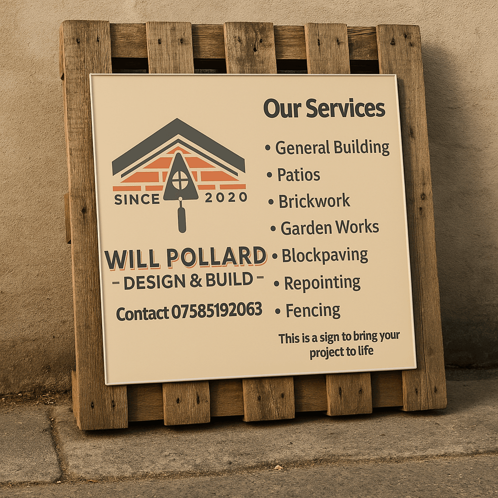 Printed builder board