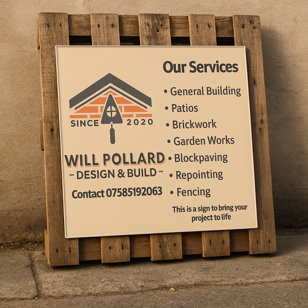 Printed builder board