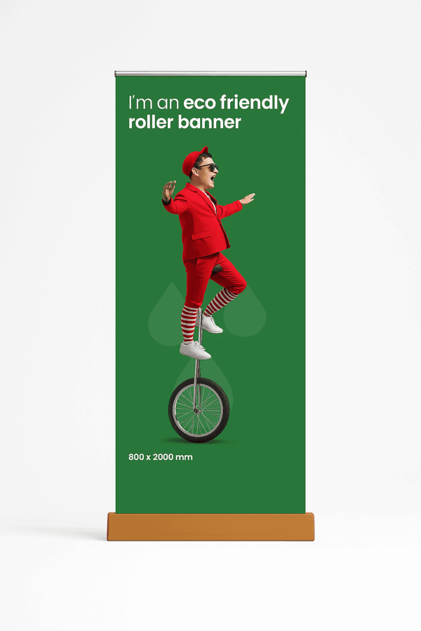 Eco friendly banner
