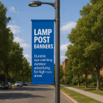 Lamp post banners