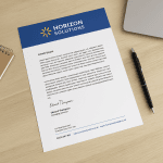 Letterhead printing