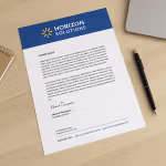 Letterhead printing