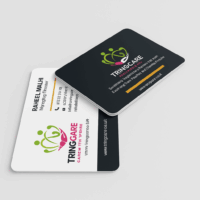 Plastic business card printing