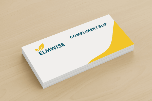 Compliment slip printing