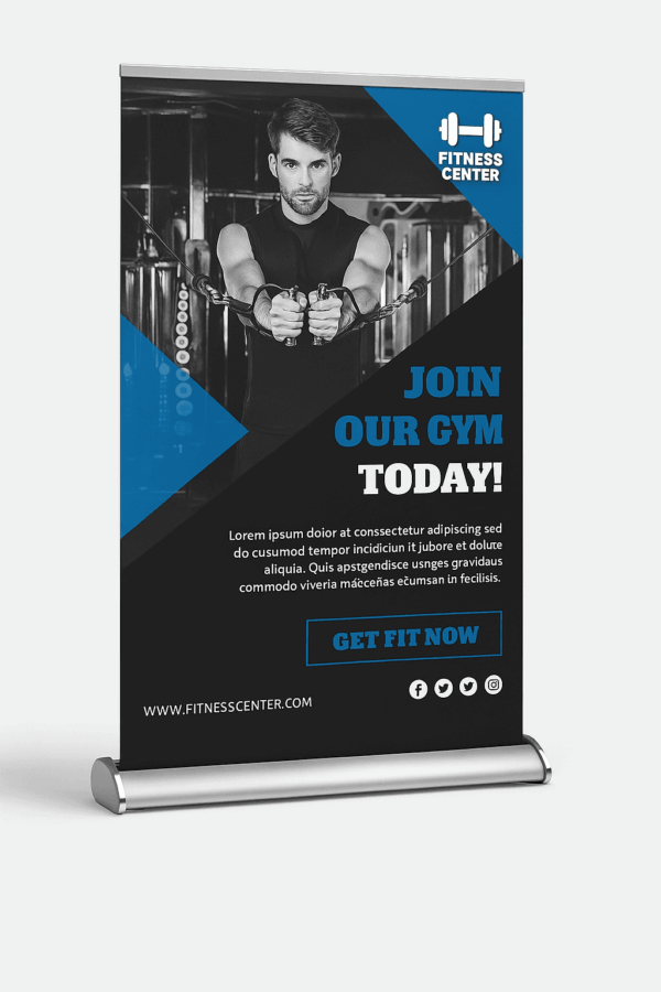 desktop roller banner printing