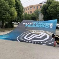 Large backdrop stage banner