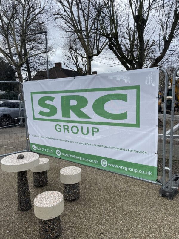 Mesh heras fence banners