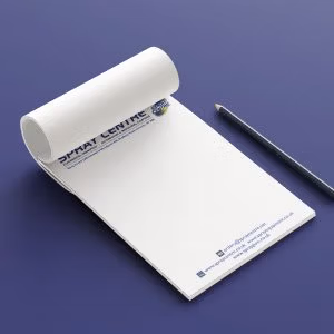 Note pad printing
