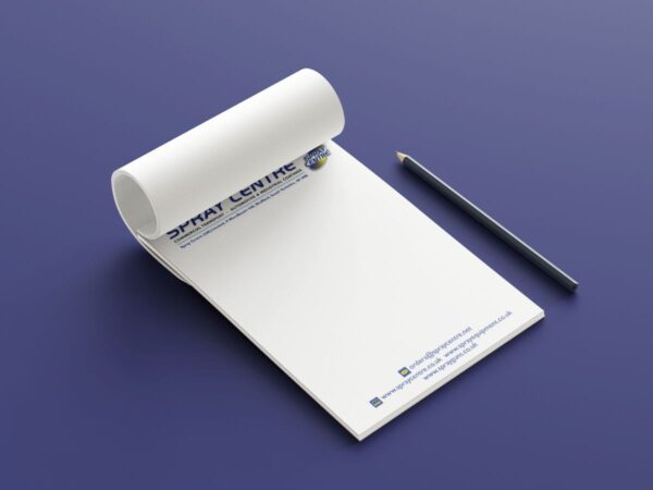 Note pad printing