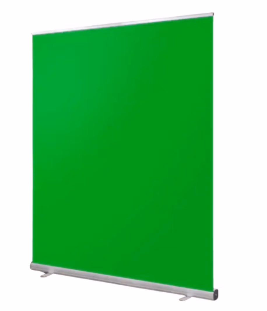 Green screen banner stand