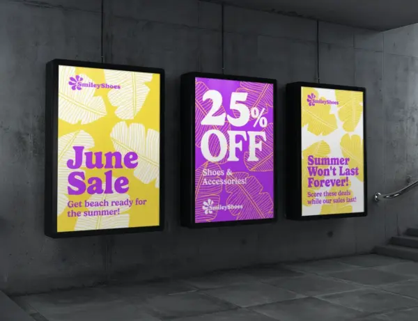Backlit posters a0