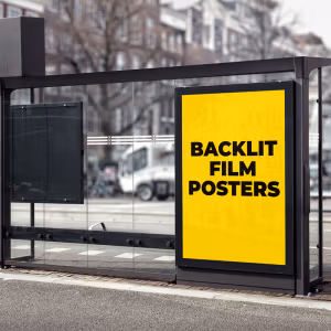 Backlit posters