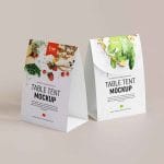 Tent card printing