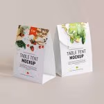Tent card printing