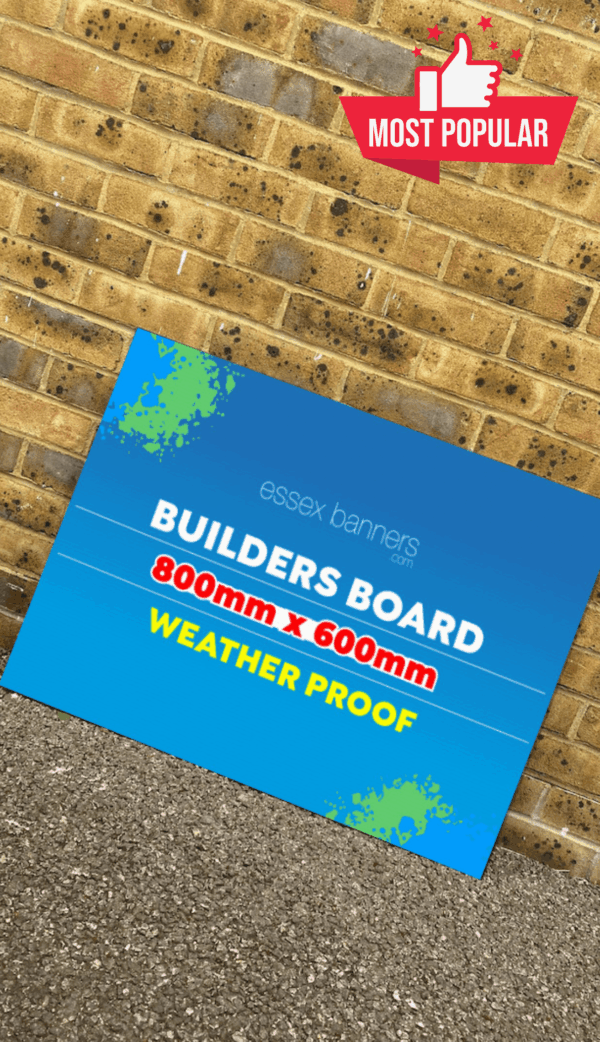 Builder boards Printing