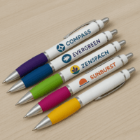 Printed logo pens